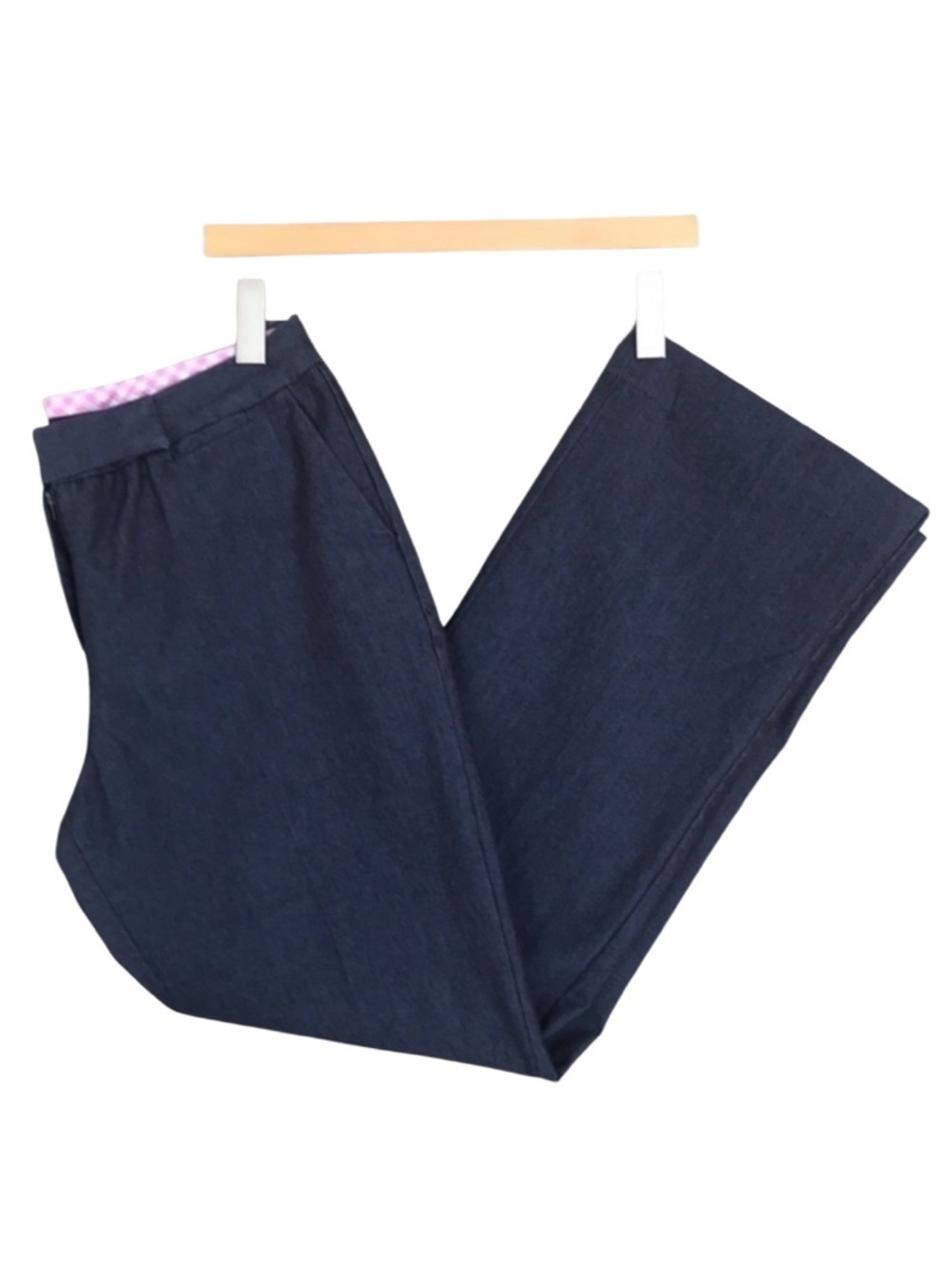 I Isaac Mizrahi Target Blue Wide Leg Dress Pants Size 10